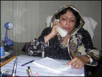 سندھ حکومت کی ایک معاون بانو صغیر صدیقی