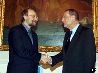 لاريجانی و سولانا