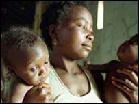 ایڈز سے متاثرہ خاتون