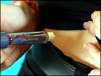 डायबिटीज़ का एक मरीज