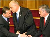 Микола Томенко, Олег Рибачук, Анатолій Кінах