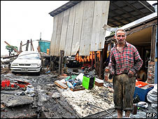 Destruição em Talcahuano