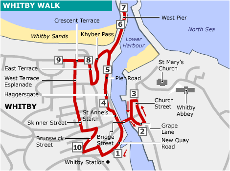 Map of the walk