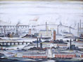 Industrial Landscape (1955) by LS Lowry 1887-1976 Copyright the estate of the artist 2005