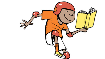 Rhan o gerdyn Diwrnod y llyfr