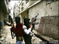 Homens do Fatah na Faixa de Gaza (foto que arquivo)