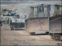 واحد زرهی اسرائيلی در غزه