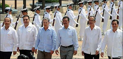 Presidentes na Cúpula de Cartagena