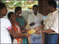 Protest in Vauniya, photograph by Dinasena Ratugamage