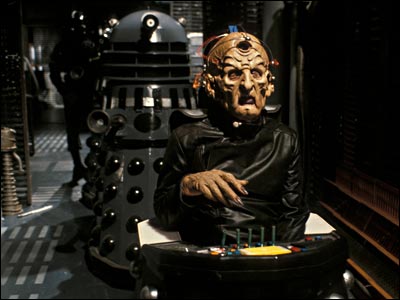 Davros and Dalek in Resurrection of the Daleks