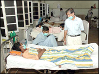 ڈینگو سے متاثرہ مریض