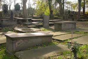 The graveyard at Haworth