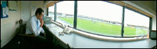 Riverside cricket ground: pressbox