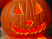 Balkabağından bir fener