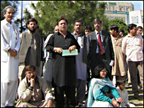 صحافی: احتجاجی جلوس اور دھرنا