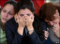 Parentes dos passageiros do vôo 1907 da Gol