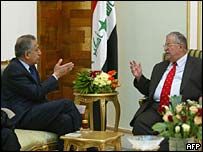 Talabani ABD Irak büyükelçisi ile 