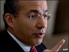 Felipe Calderón, presidente do México (arquivo)