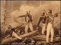 باغیوں نے انگریز فوج کو نشانہ بنایا