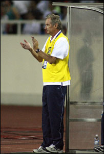 Huấn luyện viên Alfred Riedl đã gắn bó với tuyển VN trong nhiều năm qua