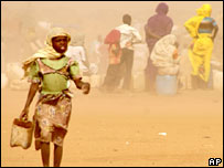Refugiada em Darfur