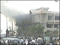 Вибух при штабі італійcьких військ у Насірії