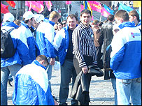 прибічники партії регіонів