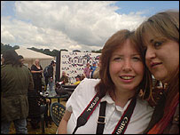 Lynne Morris and Rebeca Hobbs