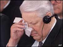 O ex-presidente russo Boris Yeltsin