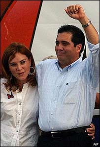 Candidato panamenho Martin  Torrijos