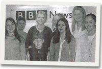 Y criw a aeth i Frwsel