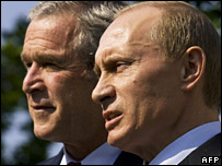 Hai tổng thống Nga và Mỹ tại G8