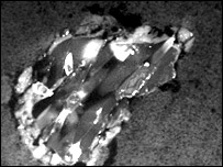 Partícula de cometa (imagem Nasa)