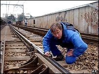 Varredura em trilhos