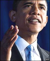 O candidato democrata à Casa Branca, Barack Obama