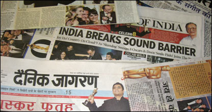 ऑस्कर समारोह की दिल्ली के अख़बारों में कवरेज