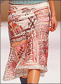 قصہ خوانی بازار کے ڈیزائن والی سکرٹ