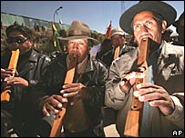 Manifestação de indígenas em El Alto