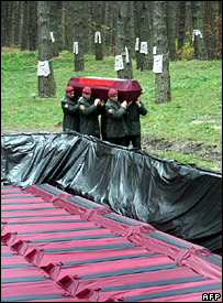 Перепоховання жертв сталінських репресій у Биківні