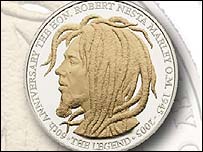 Moeda lançada pelo Banco da Jamaica