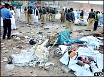 पेशावर में विस्फोट