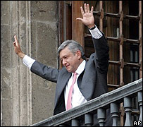 O prefeito da Cidade do México, Andrés Manuel López Obrador