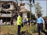 Local de ataque contra delegacia no Paquistão