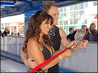 Linda Lusardi and Dan Whiston