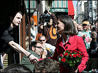 Ségolène Royal, candidata socialista à Presidência da França