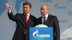 Газпром, Міллер і Путін