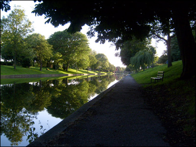 The Military Canal in Hythe. By Nick Dicker.