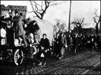 Người gốc Đức bị trục xuất khỏi vùng Sudet