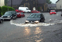 Llifogydd Llambed, llun gan Tim James