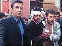 Поранений чоловік на місці вибуху у Стамбулі